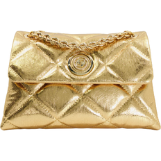 Dune London Duchess Medium Quilted Thread Chain Bag - Metallic