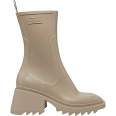 Plastic Ankle Boots Chloé Betty - Beige