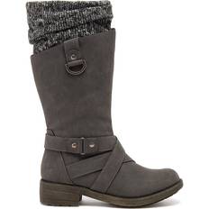 Grey - Women High Boots Rocket Dog Telsa - Charcoal