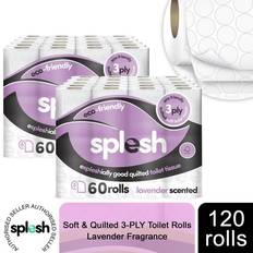 Lavender 3 Ply Soft Toilet Tissue Paper 120 Rolls