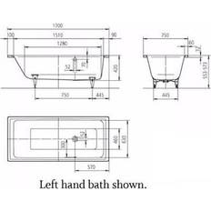 AKW freestanding shower seat