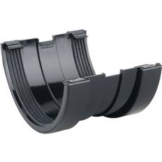 Wavin Black Osma RoofLine gutter union 150mm