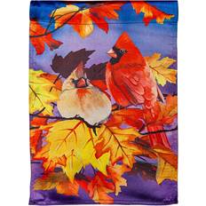 Evergreen Cardinal Friends Garden Lustre Flag