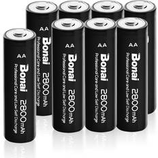 Bonai Ni-mh aa rechargeable batteries 2800mah 1200 cycles high capacity