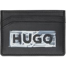 Hugo Black Printed Card Holder - 001