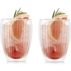 Bodum Pavina Double Walled Drink Glass 32cl 2pcs