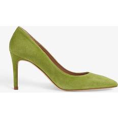 Green - Women Heels & Pumps L.K. Bennett Floret Suede Court Shoes Green