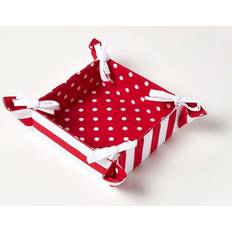 Homescapes Reversible Polka Dots Bread Basket