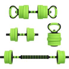 Fitness on sale Sportnow Weight Dumbbells Set, Barbell, Kettlebell, Push Up Stand, 20kg