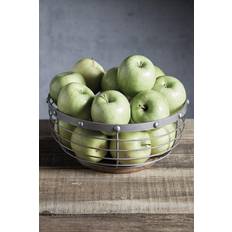 Grey Fruit Bowls KitchenCraft Industrial Wire Basket Fruit Bowl