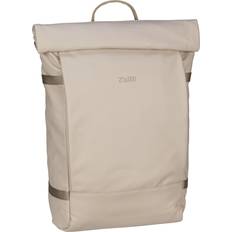 Zwei Rucksack Beige Unifarben One Size