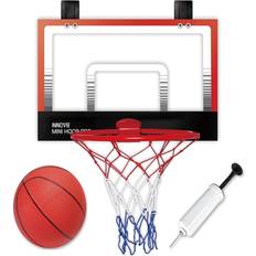 Indoors Basketball Sets Mini Basketball Hoop Net Indoor Over the Door Backboard With Ball Pump Game Set