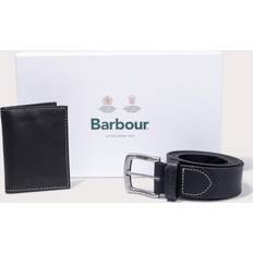 Barbour Lifestyle Leather Belt and Billfold Wallet Gift Set