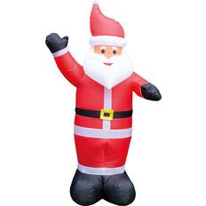 Red Inflatable Decorations St Helens Inflatable Santa Claus, 170cm Medium Red