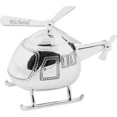 Juliana plated helicopter shape money box