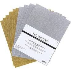 Silver Sketch & Drawing Pads Gold & Silver Glitter Foam 8.5x11 Sheets Spellbinders