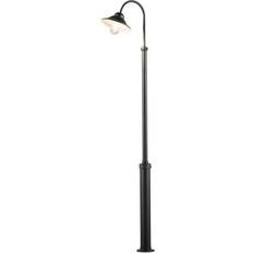 Konstsmide Vega Black Lamp Post 240cm