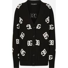 Dolce & Gabbana Wool cardigan with inlay