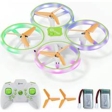 Contixo Contixo 7 TD1 Kids Indoor Fly RC Quadcopter Drone LED Lights with 3D Flip Green Green