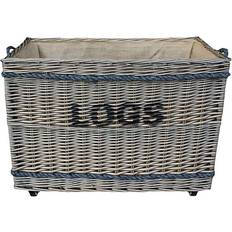 RED HAMPER Jumbo Wicker Brown Basket 76cm