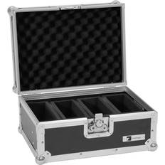 Roadinger Flightcase EC-4AC 4x AKKU Flat Light Series