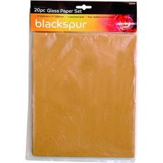 Blackspur Glass Paper Sheets 20 PACK