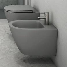 RAK Feeling Wall Hung Bidet Matt Grey