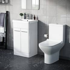 B&Q Afern 500mm Floorstanding Vanity Close