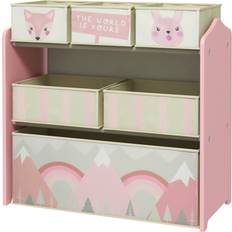 ZONEKIZ Kids Storage Units with 6 Boxes