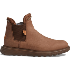 Men - Synthetic Chelsea Boots Hey Dude Branson Craft Leather - Brown