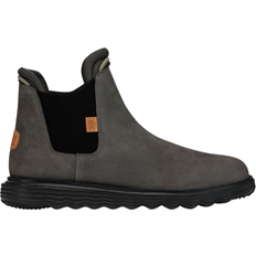 Men - Synthetic Chelsea Boots Hey Dude Branson Craft Leather - Grey