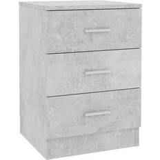 vidaXL 800458 Concrete Grey Bedside Table 35x38cm