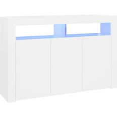 vidaXL 45.5x11.8x29.5cm White Sideboard 115.6x74.9cm