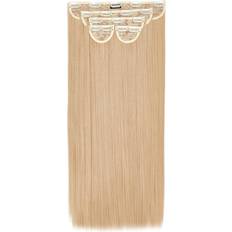 Blonde Clip-On Extensions Lullabellz Super Thick Statement Straight Clip In Hair Extensions 26 inch Honey Blonde 5-pack