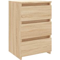 Natural Bedside Tables vidaXL Bed Cabinet Sonoma Oak Bedside Table 35x40cm