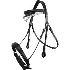 Bridles John Whitaker Lynton Leather Snaffle Bridle With Spare Browband