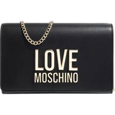 Love Moschino Bonded Pu Crossbody Bag - Black