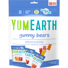 YumEarth Assorted Flavor Gummy Bears 198g 10pcs 1pack