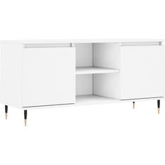 vidaXL 104x35x50cm White TV Bench 104x50cm