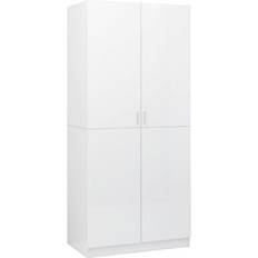 vidaXL 800627 High Gloss White Wardrobe 80x180cm