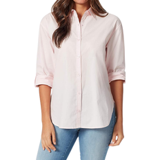 Gloria Vanderbilt Women's Amanda Monogram Down Shirt - Pink Parasol