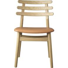 FDB Møbler J48 Oak/Cognac Kitchen Chair 78cm