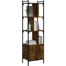 vidaXL Engineered Wood Smoked oak Book Shelf 154.5cm