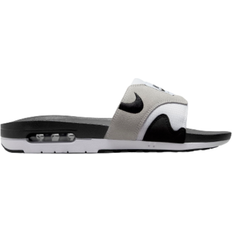 Men Slides Nike Air Max 1 - White/Light Neutral Grey/Black