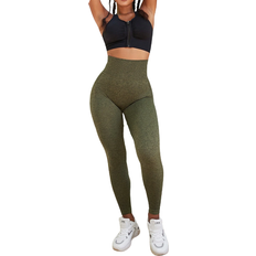 Shein Tights Shein Stretch Marled Sports Leggings