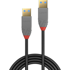 Cables Lindy Anthra Line USB A - USB A 3.2 Gen1 M-M 0.5m