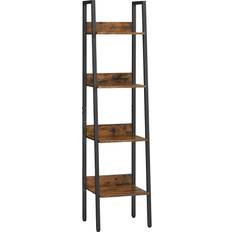 Vasagle 4-Tier Brown/Black Book Shelf 140cm