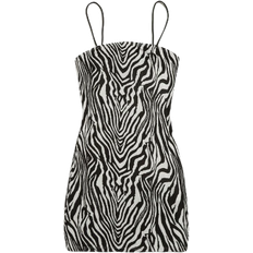 Shein Essnce Zebra Striped Slip Dress