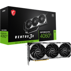 Rtx 4060 ti 16gb MSI NVIDIA GeForce RTX 4060 TI VENTUS 3X OC HDMI 3 x DP 16GB DDR6X