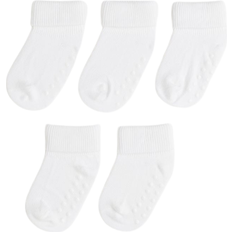 H&M Baby Non-Slip Socks 5-pack - White